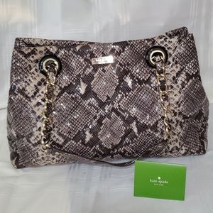 Kate Spade♤ satchel snake pattern